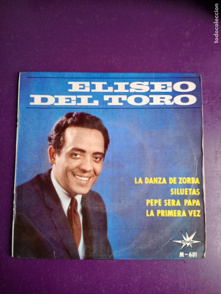 Discos de vinilo: Eliseo Del Toro &ndash; La Danza De Zorba +3 - EP MARFER 1965 - MELODICA 60'S