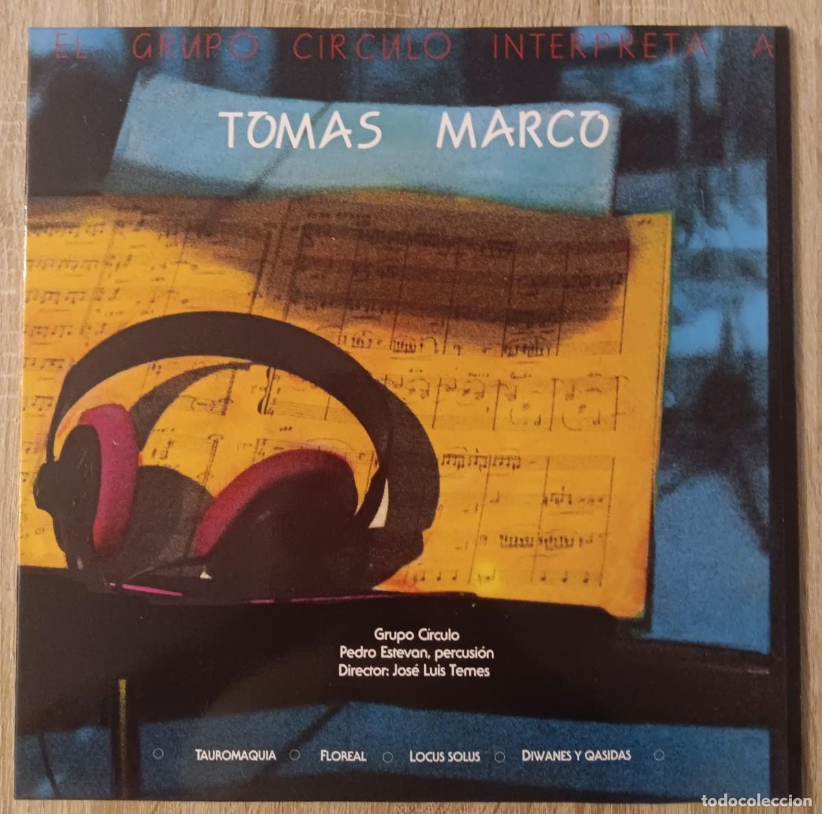 Discos de vinilo: DISCO VINILO LP TOMAS MARCO GRUPO CIRCULO GRABACIONES ACCIDENTALES GASA 1987