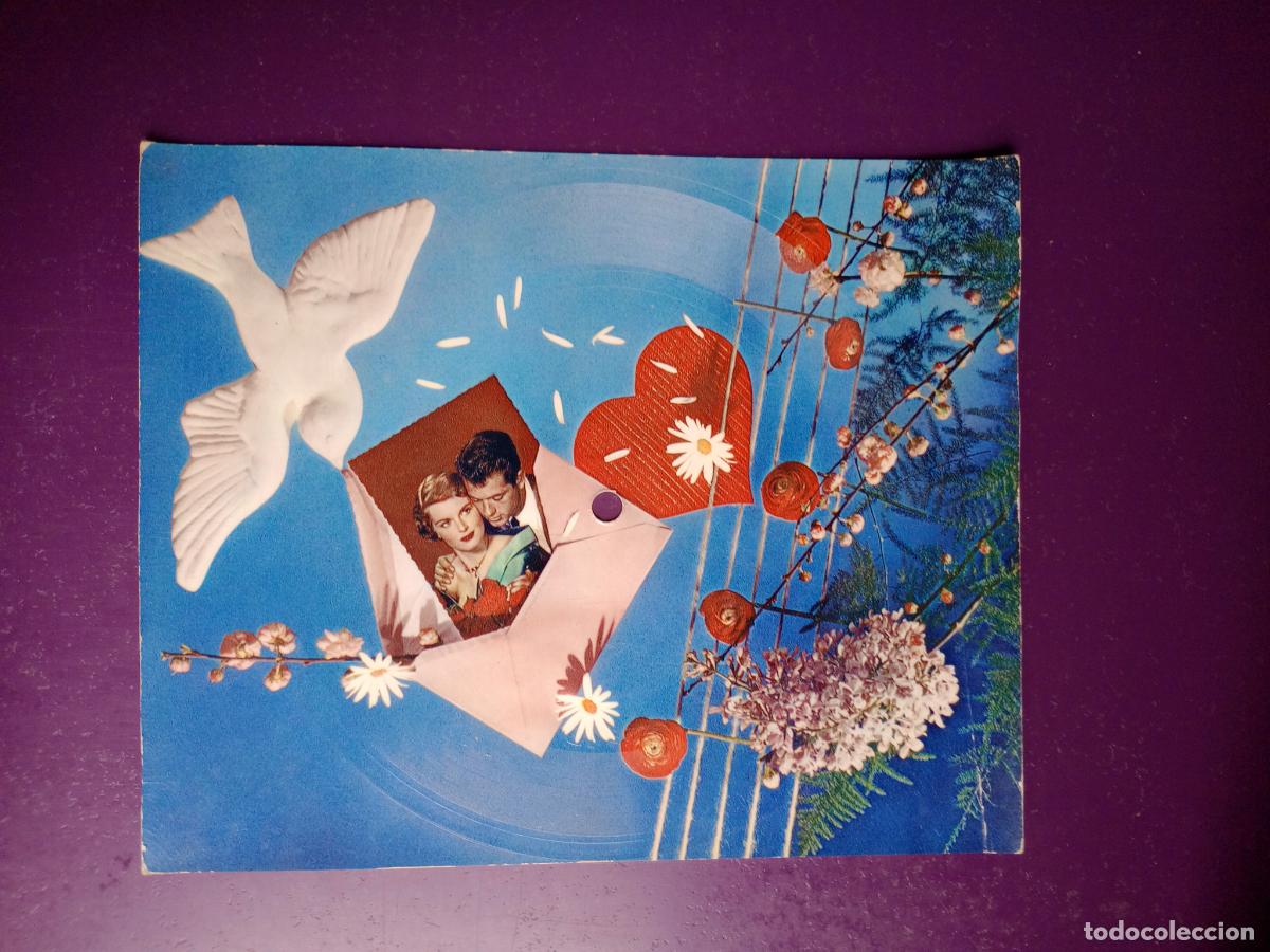 Discos de vinilo: POSTAL MUSICAL AMOR - MEXISONOR PARIS 60'S - ME IMAGINO Q BALADA ROMANTICA, NO DA EL TITULO