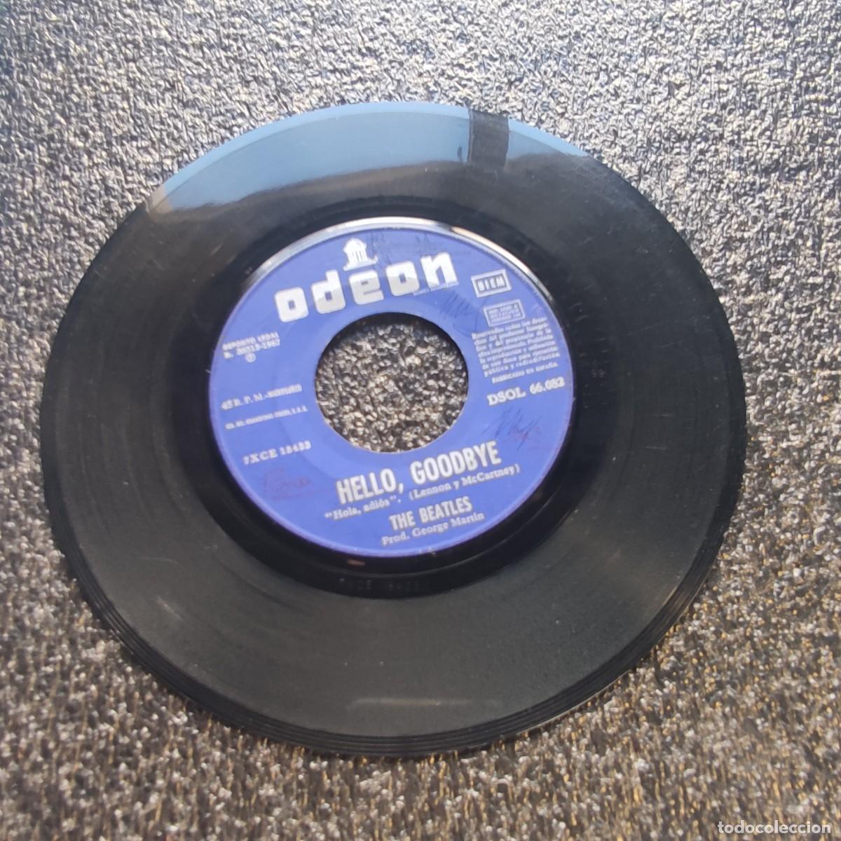 Discos de vinilo: THE BEATLES . HELLO GOODBYE ** I AM WALRUS ** ** SINGLEODEON * SIN CATATULA ** Juani