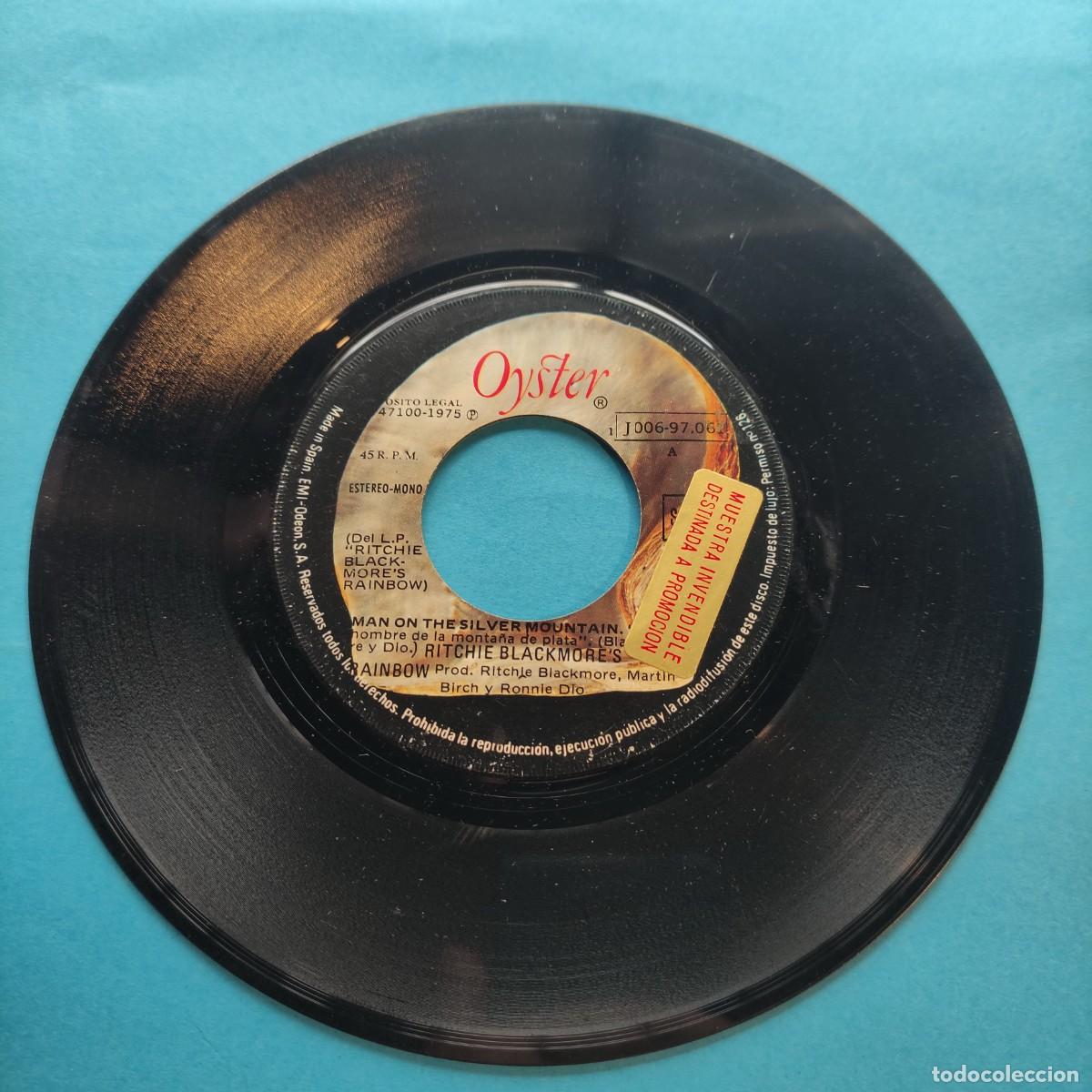 Discos de vinilo: RITCHIE BLACKMORE&acute;S . MAN ON THE SILVER MOUNTAUN ** SINGLE OYSTERODEON * SIN CATATULA ** Juani