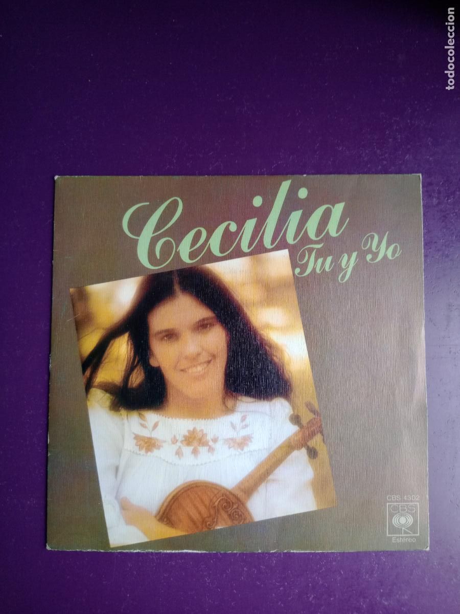 Discos de vinilo: Cecilia &ndash; T&uacute; Y Yo / UNA GUERRA - Sg CBS 1976 - FOLK POP - 2 TEMAS NO EN LP