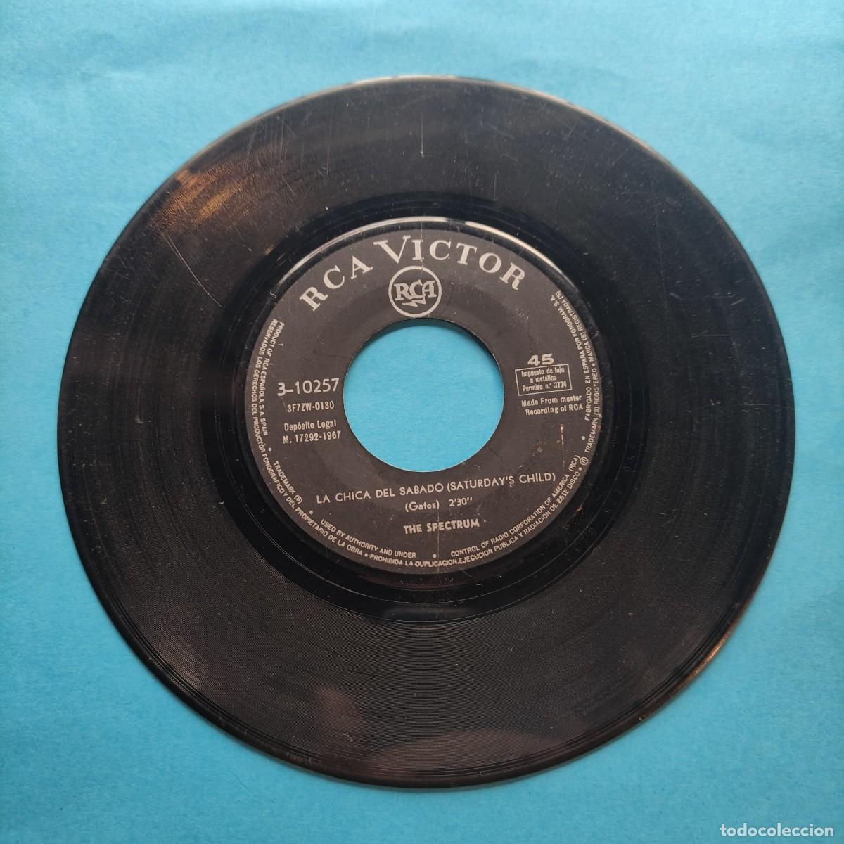 Discos de vinilo: The Spectrum - Samantha/ La chica del s&aacute;bado ** SINGLE RCA **SIN CARATULA Juani