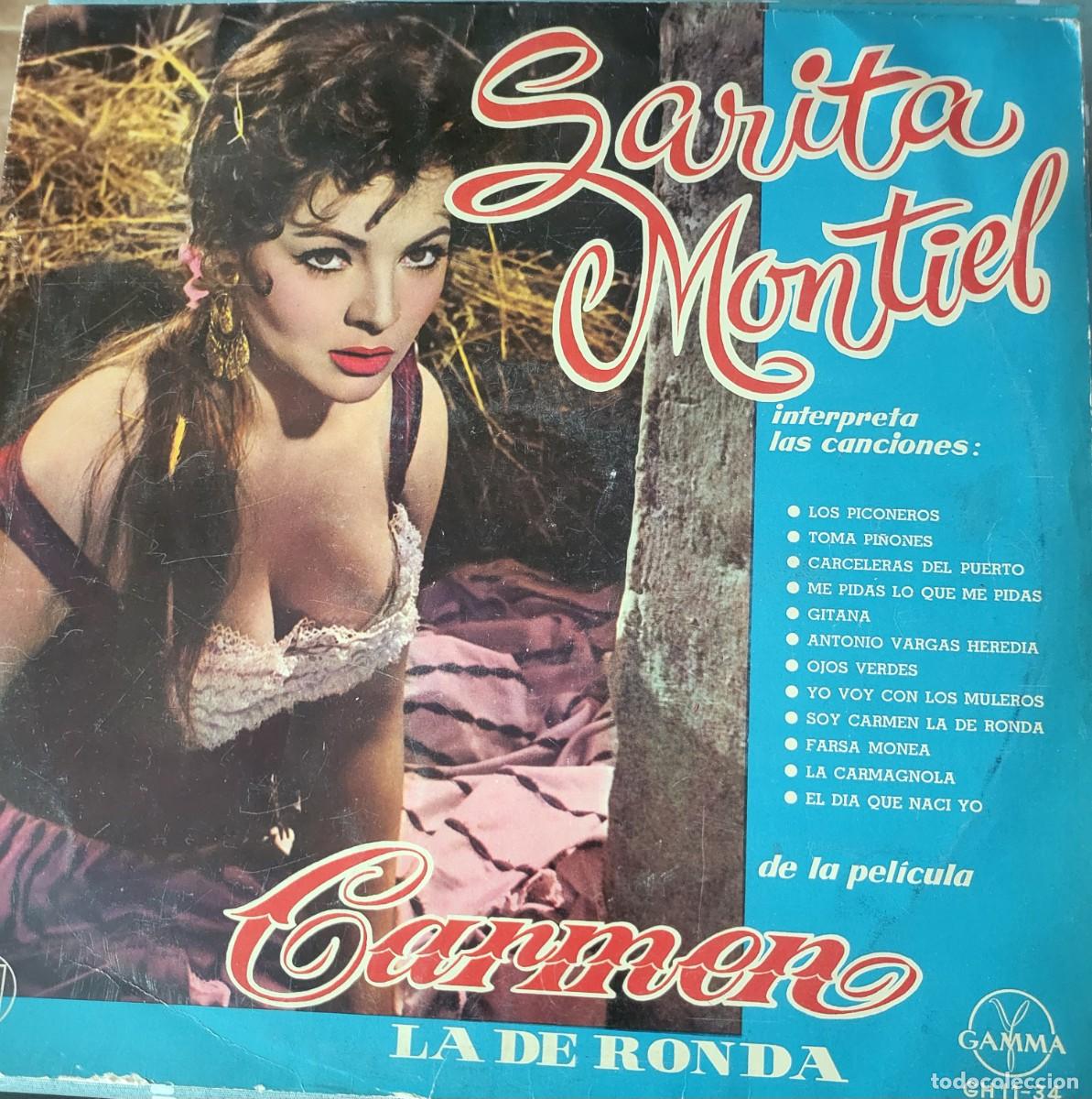 Discos de vinilo: Sara Montiel Lp sello Gamma-Hispavox editado en M&eacute;xico de la pelicula Carmen la de Ronda...