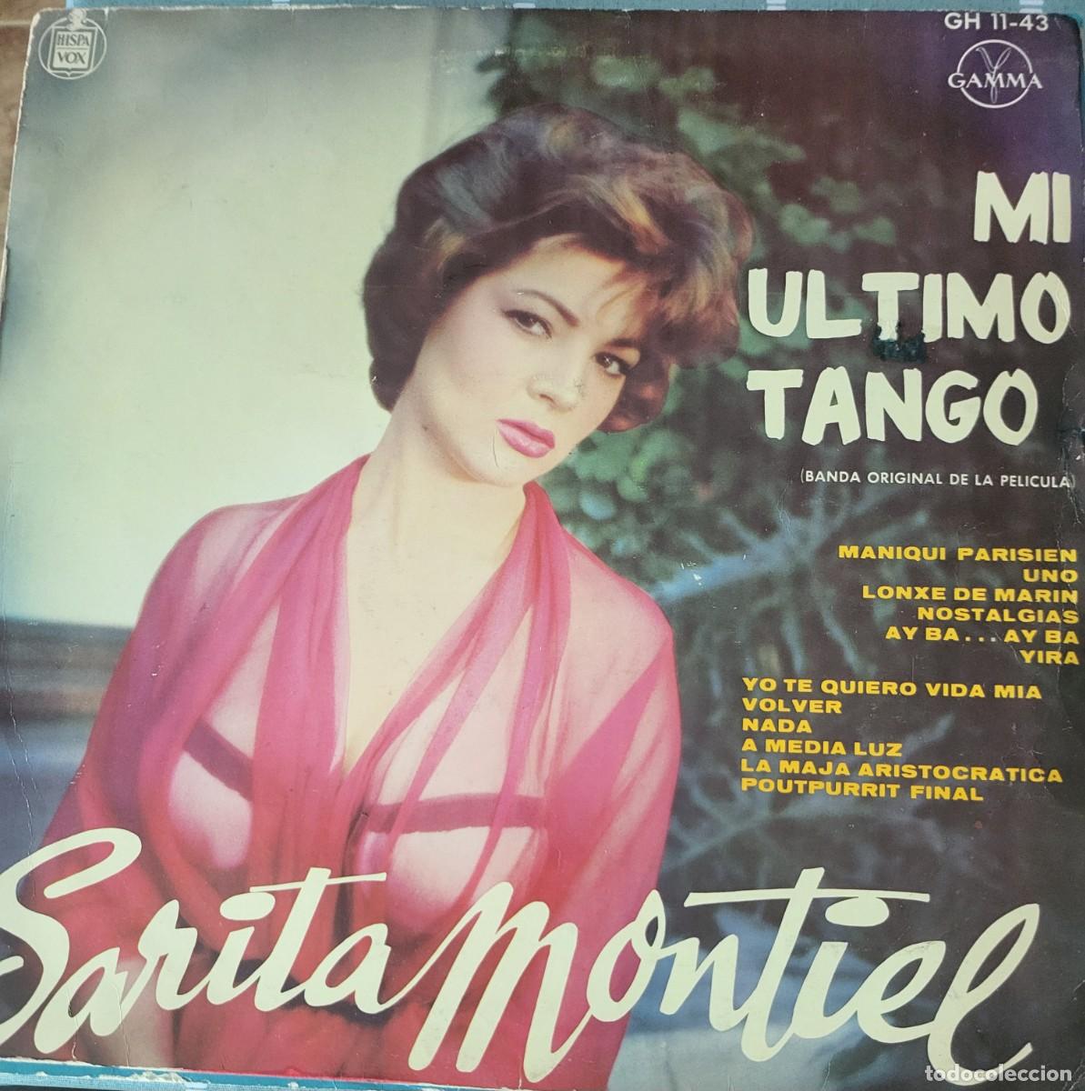 Discos de vinilo: Sara Montiel Lp sello Gamma-Hispavox editado en M&eacute;xico de la pelicula Mi &uacute;ltimo tango...