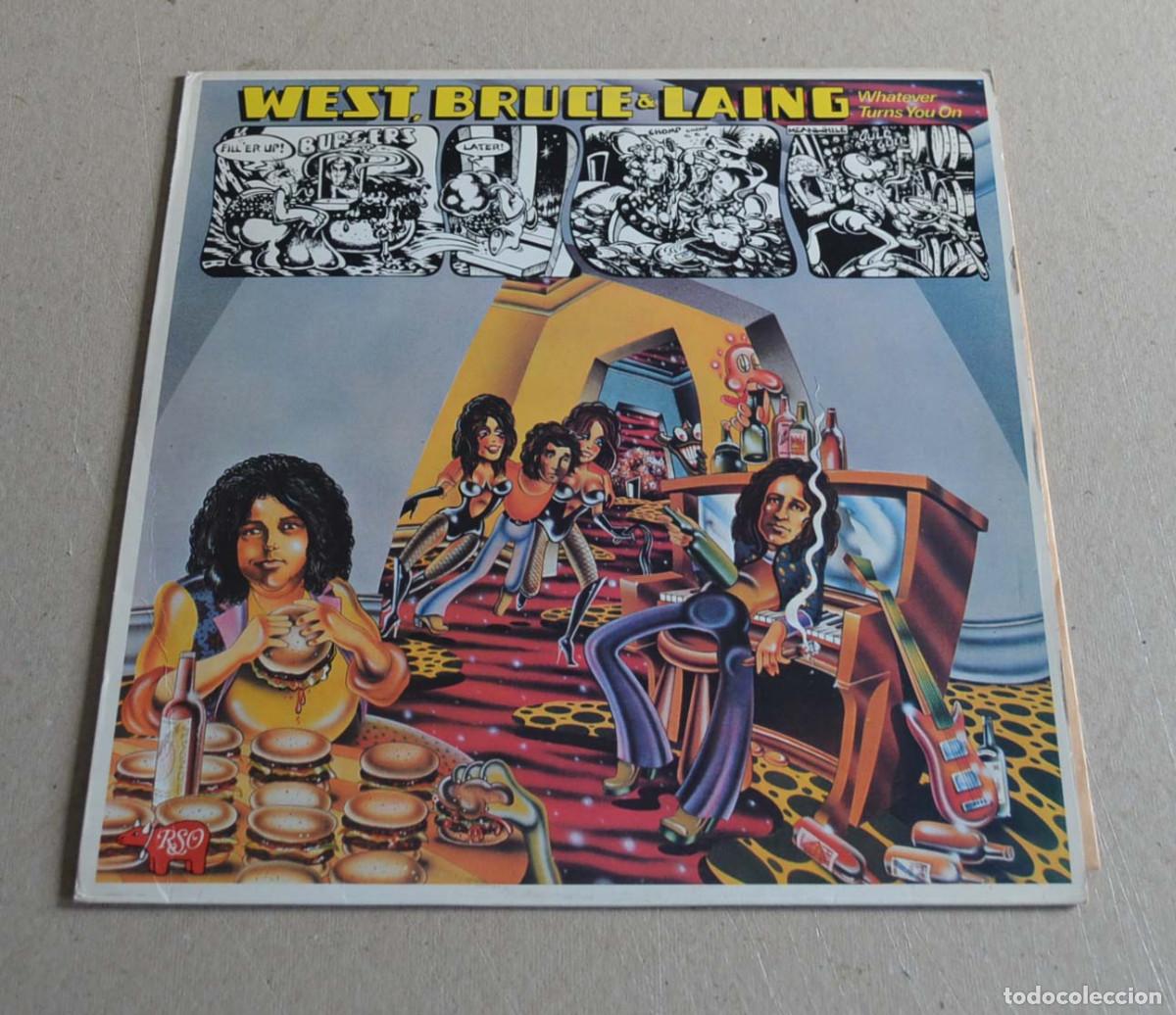 Discos de vinilo: WEST, BRUCE & LAING - WHATEVER TURNS YOU ON