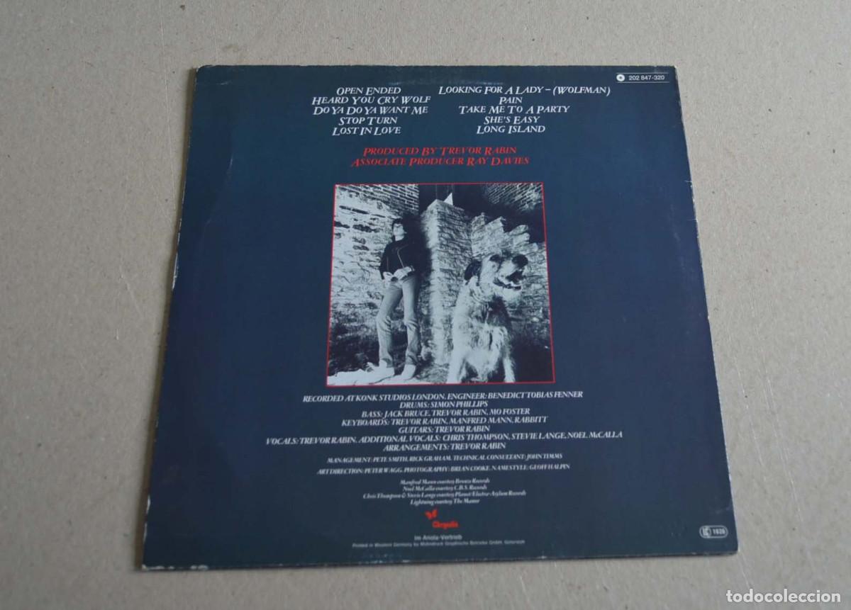 Discos de vinilo: TREVOR RABIN - WOLF (ed. 1981) - Foto 2