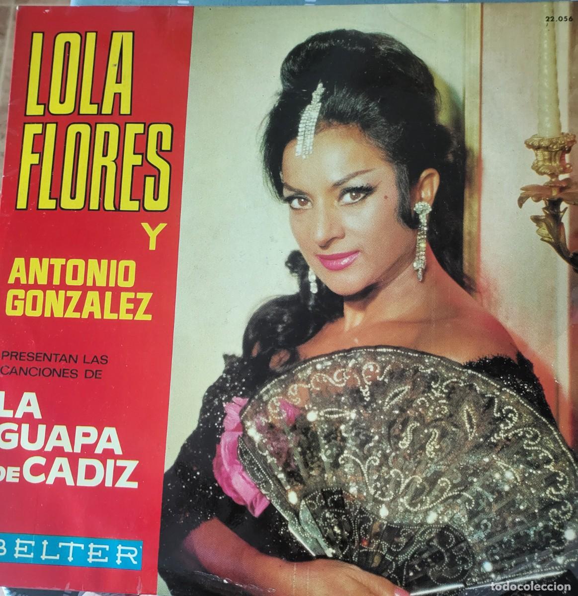 Discos de vinilo: Lola Flores Lp sello Belter editado en Espa&ntilde;a a&ntilde;o 1966...La guapa de Cadiz.