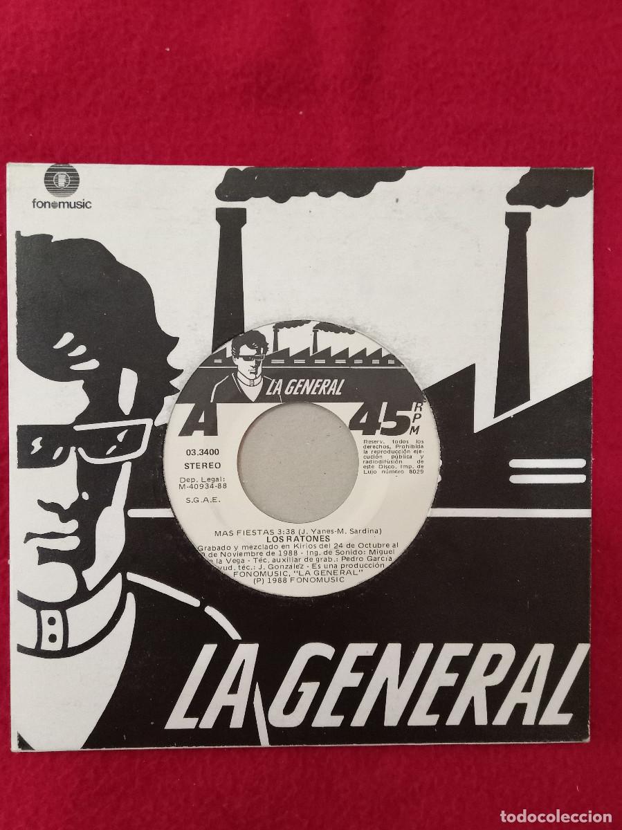 Discos de vinilo: Los Ratones - Mas Fiesta / Los Ratones - Edit. La General. 1988