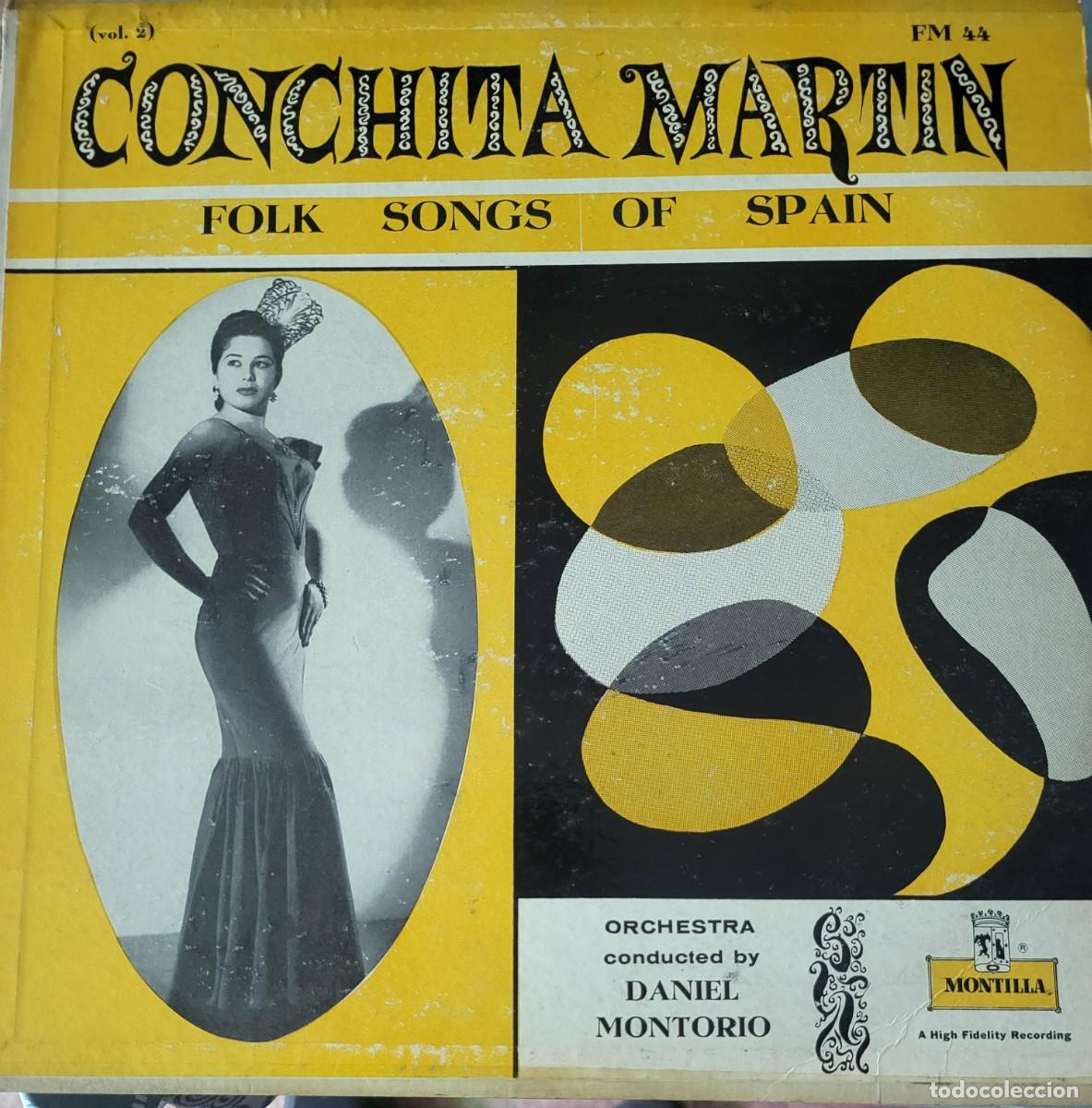 Discos de vinilo: Conchita Martin Lp sello Montilla editado en USA...
