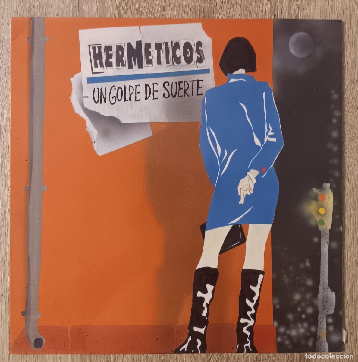 Discos de vinilo: DISCO VINILO LP HERMETICOS UN GOLPE DE SUERTE GRABACIONES ACCIDENTALES GASA 1989