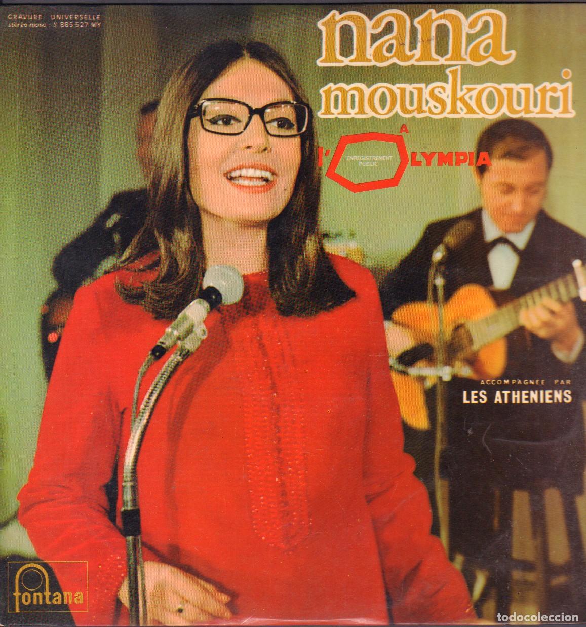 Discos de vinilo: NANA MOUSKOURI (ACOMPA&Ntilde;ADA DE: &rdquo;LES ATHENIENS&rdquo;) - TELALIMA, GUANTANAMERA../ LP FONTANA RF-26071