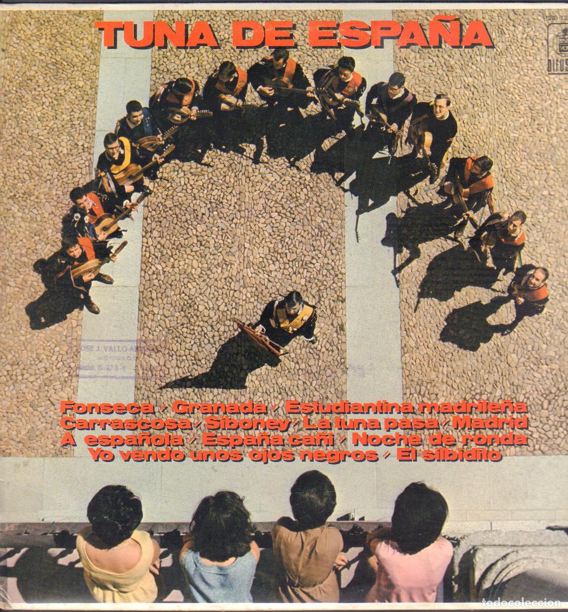 Discos de vinilo: TUNA DE ESPA&Ntilde;A - FONSECA, GRANADA, EL SILBIDITO, ESPA&Ntilde;A CA&Ntilde;I, MADRID.../ LP HISPAVOX 1983 RF-26077