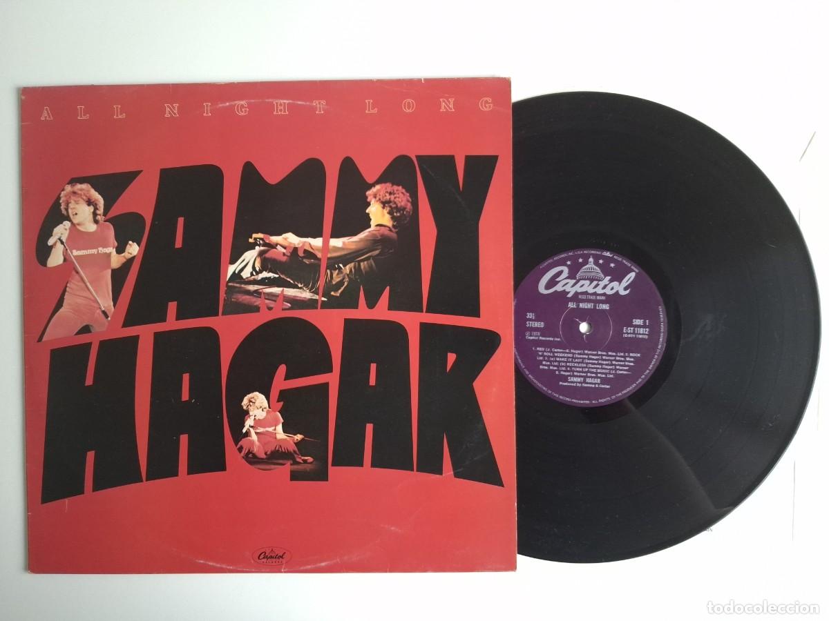 Discos de vinilo: Sammy Hagar &ndash; All Night Long