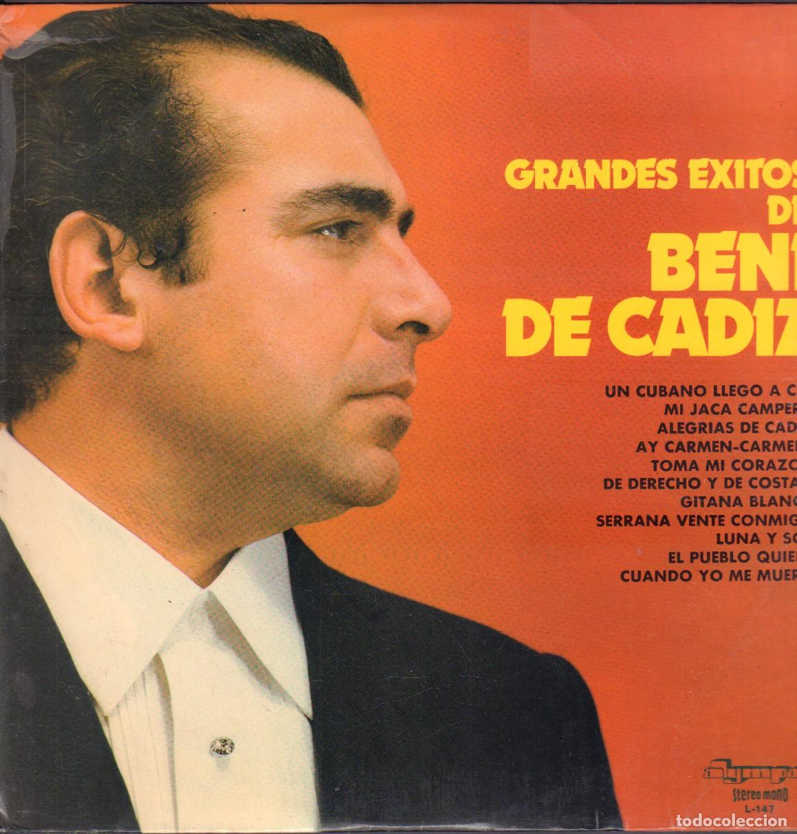 Discos de vinilo: BENI DE CADIZ - GRANDES EXITOS / MI JACA CAMPERA, LUNA Y SOL.../ LP OLYMPO 1973 RF-26081