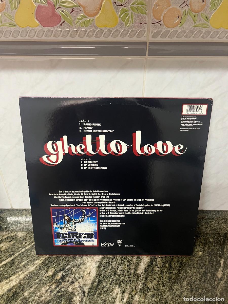 Discos de vinilo: Da Brat Featuring T-Boz Ghetto Love - Foto 2