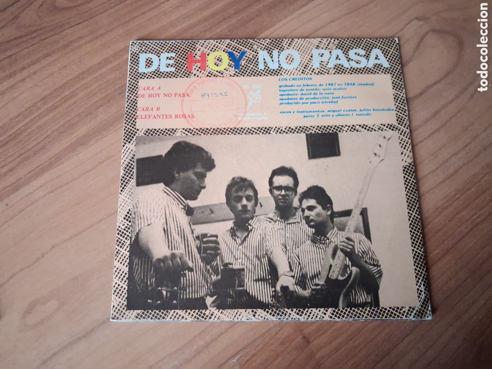 Discos de vinilo: Siniestro total single promocional - Foto 2