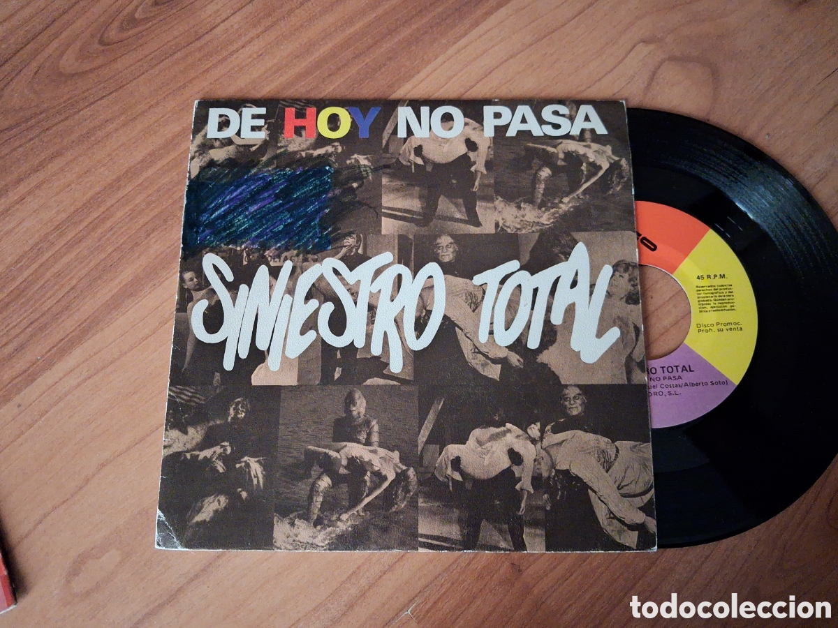 Discos de vinilo: Siniestro total single promocional - Foto 1