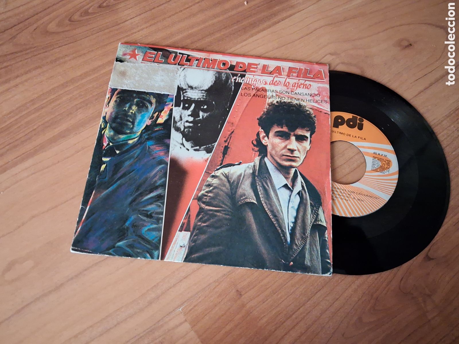 Discos de vinilo: EL ULTIMO DE LA FILA/ENEMIGOS DE LO AJENO/SINGLE.