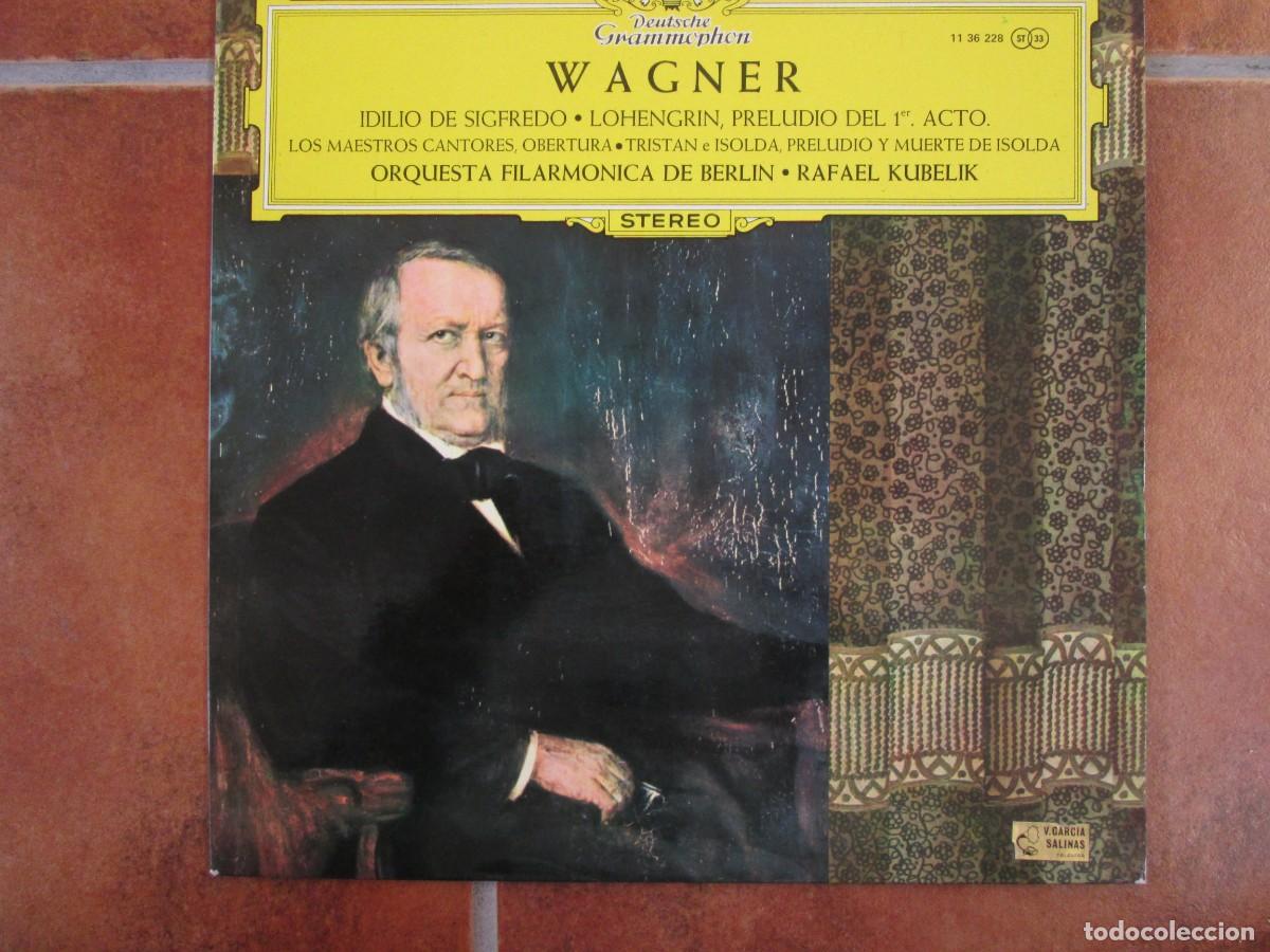 Discos de vinilo: WAGNER - Idilio de Sigfredo / Lohengrin +2. LP, Re-edici&oacute;n espa&ntilde;ola 12&rdquo; 1972. Impecable (NM)