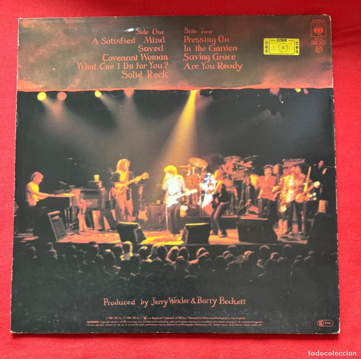 Discos de vinilo: bob dylan 33t saved uk 1980 csb VG++ EX - Foto 3