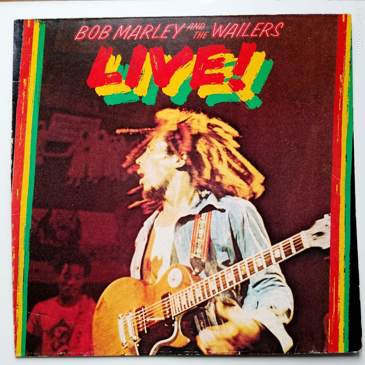 Discos de vinilo: Bob Marley And The Wailers-Live! (LP Island) reed. clasico reggae 1975. Peter Tosh, Buju Banton...