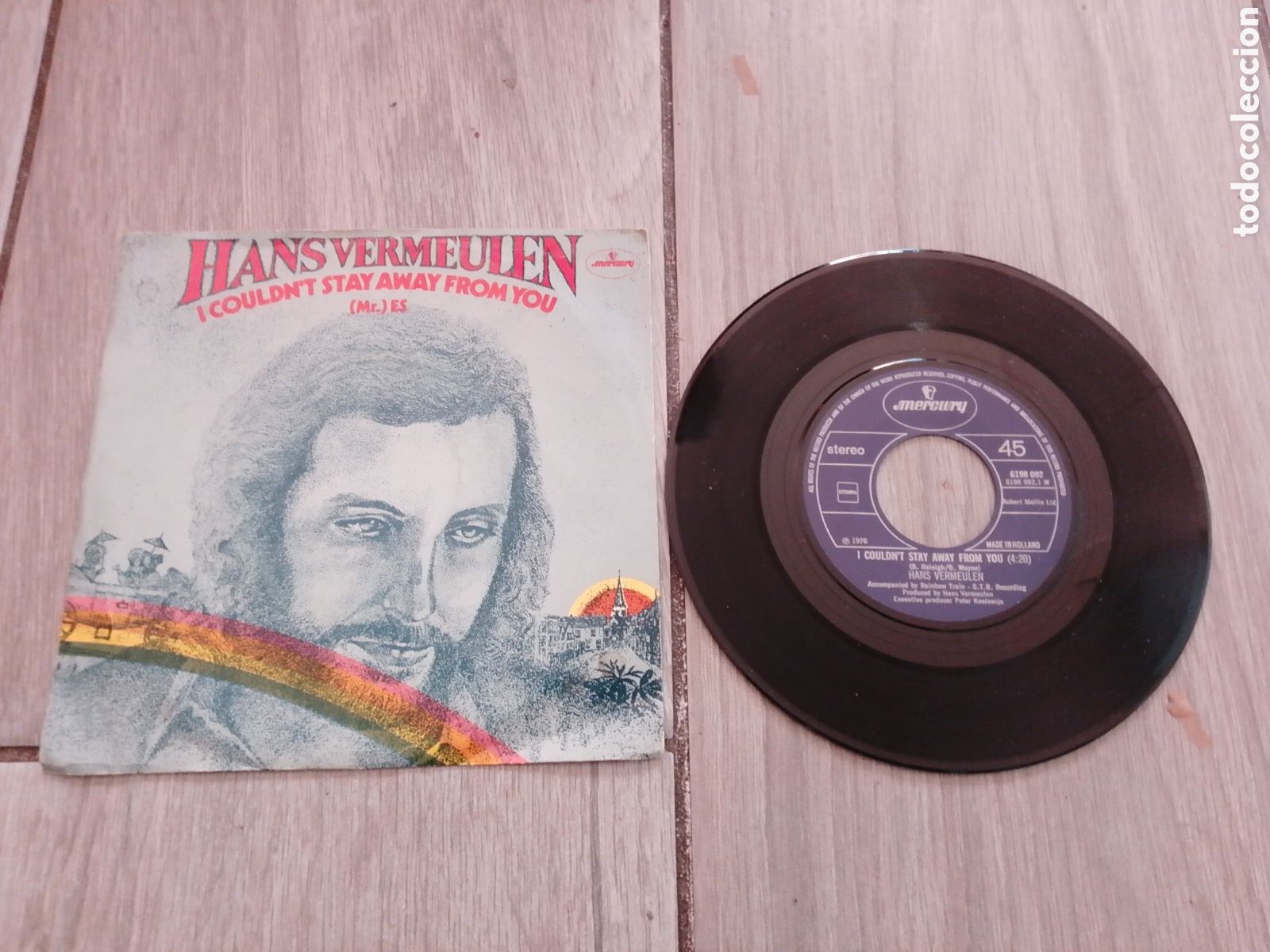 Discos de vinilo: HANS VERMEULEN - I COULDN'T STAY AWAY - SINGLE - HOLLAND - MERCURY - CC -