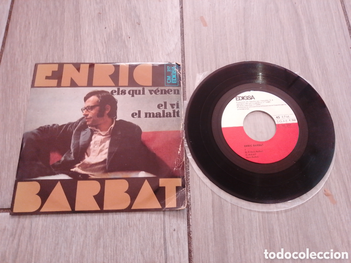 Discos de vinilo: ENRIC BARBAT IV - ELS QUI VENEN - EP - SPAIN - EDIGSA -