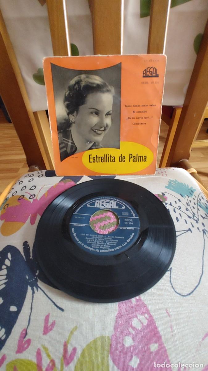 Discos de vinilo: ESTRELLITA DE PALMA-EP TANTO TIENES TANTO VALES +3