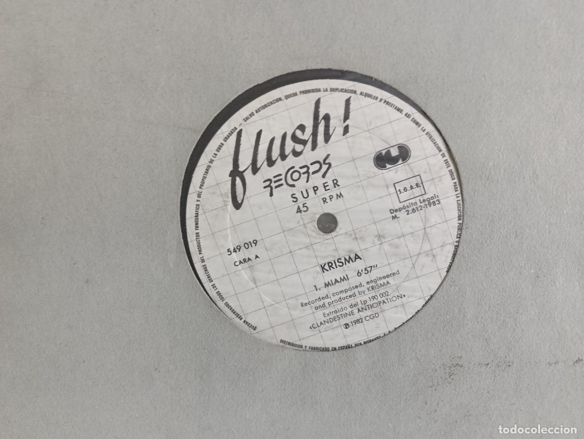 Discos de vinilo: KRISMA Miami Maxi Single sin portadas vinilo Excelente.Ver t&iacute;tulos y dem&aacute;s informaci&oacute;n en fotos adju