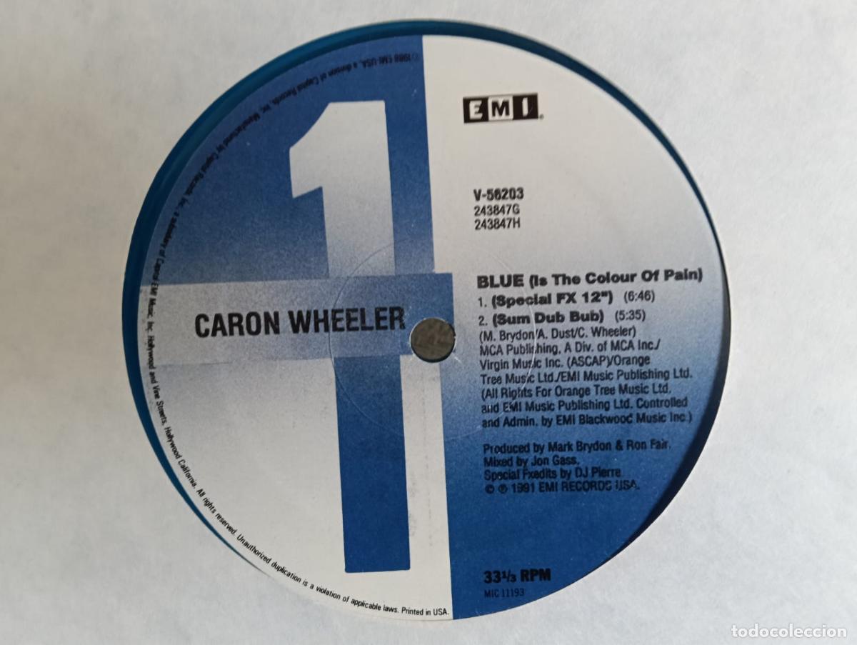 Discos de vinilo: CARON WHEELER Blue Maxi Single sin portadas vinilo Excelente estado .Ver t&iacute;tulos y dem&aacute;s informaci&oacute;n