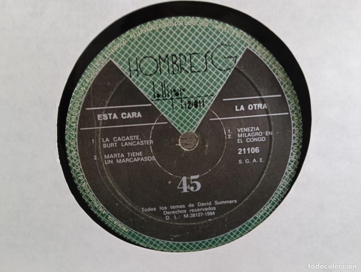 Discos de vinilo: HOMBRES G La Cagaste Burt Lancaster MiniLp sin portada vinilo pocas se&ntilde;ales de uso(4 Temas) .Ver t&iacute;t