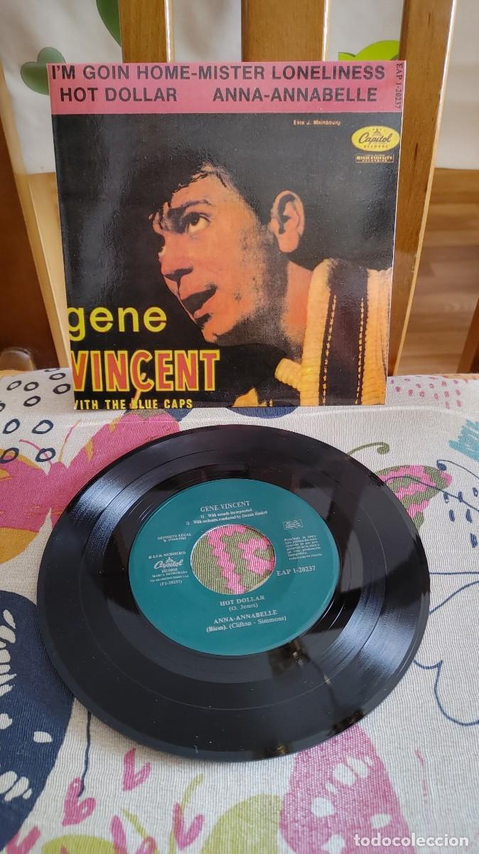 Discos de vinilo: GENE VINCENT-EP I&acute;M GOIN HOME +3-NUEVO