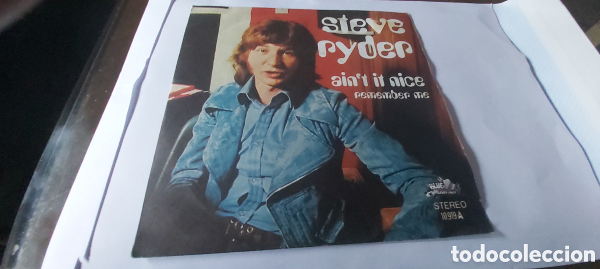 Discos de vinilo: SINGLE STEVE RYDER - AIN'T IT NICE - BLUE MOUNTAIN MUSIC 1972