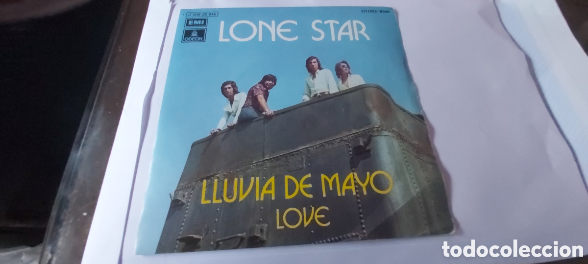 Discos de vinilo: lone star single lluvia de mayo espa&ntilde;a 1972