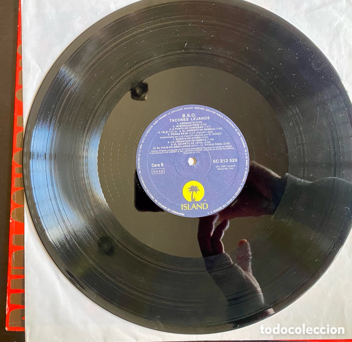 Discos de vinilo: Tacones Lejanos B.S.O. - Foto 4