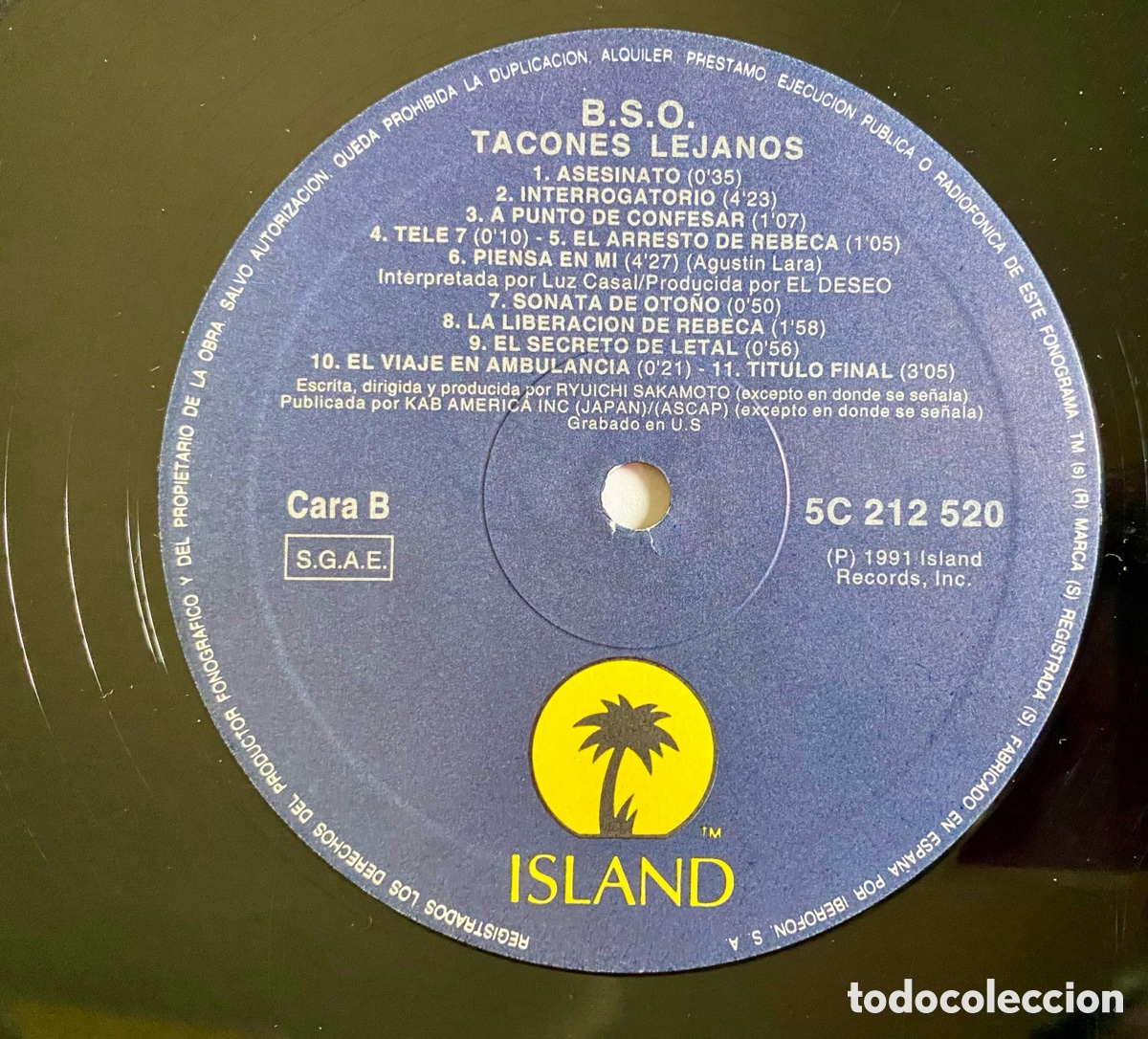 Discos de vinilo: Tacones Lejanos B.S.O. - Foto 5