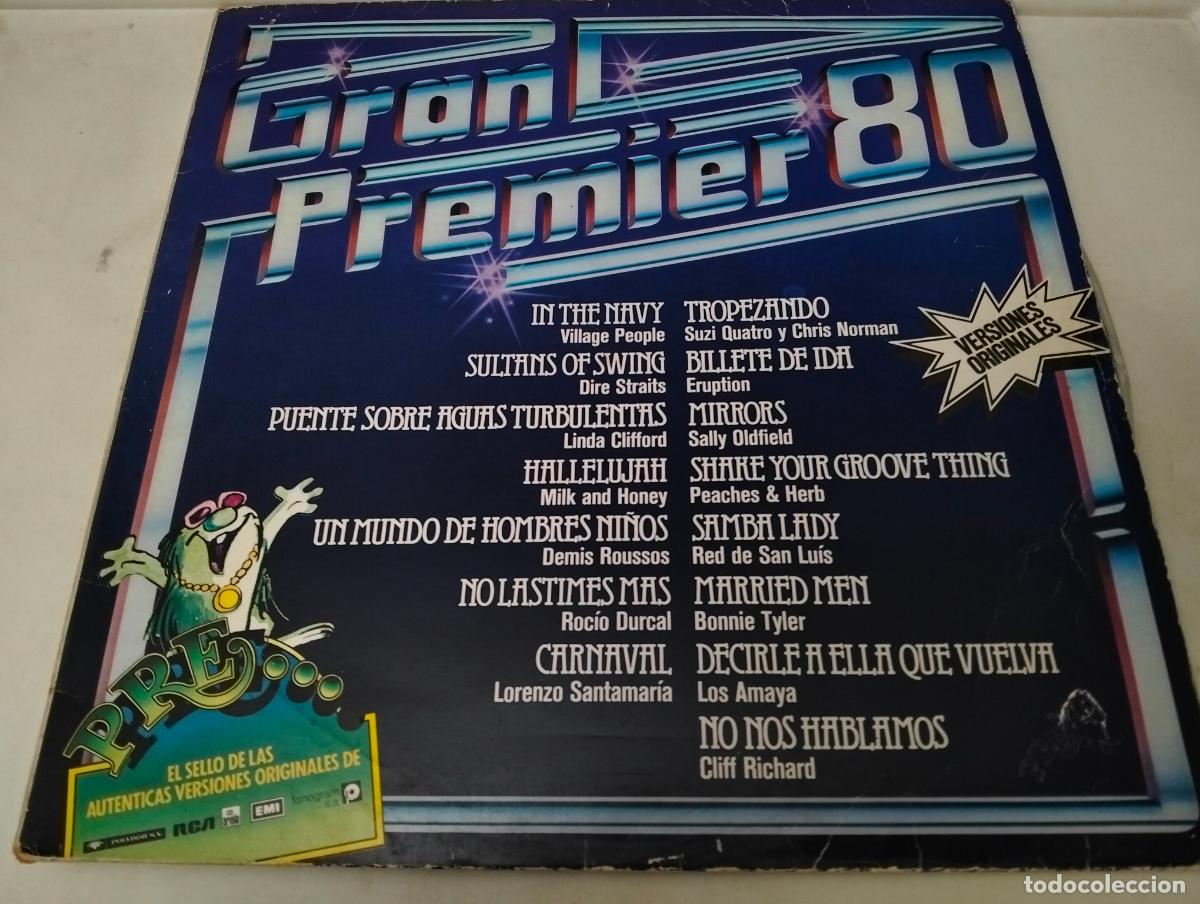 Discos de vinilo: GRAN PREMIER 80, DISCO LP, EDITADO EMI-ODEON, A&Ntilde;O 1979
