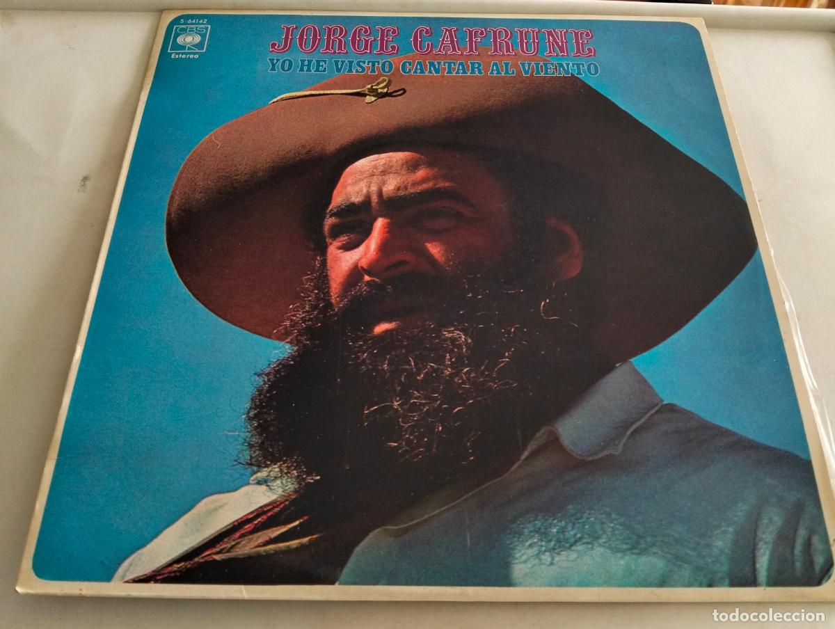 Discos de vinilo: JORGE CAFRUNE, DISCO LP YO HE VISTO CANTAR AL VIENTO, EDITADO CBS, A&Ntilde;O 1972