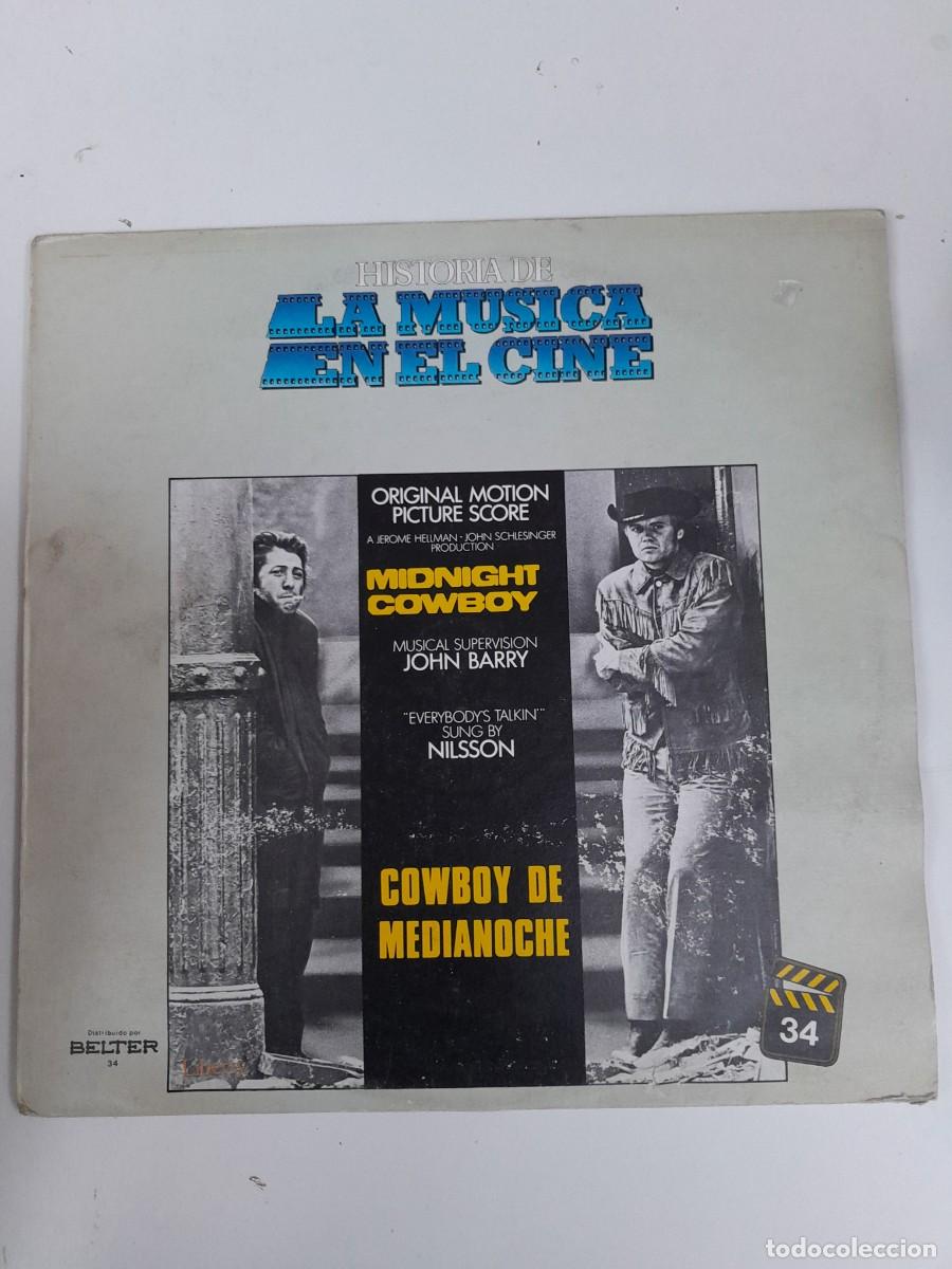 Discos de vinilo: Lp Cowboy de Medianoche- HISTORIA DE LA MUSICA EN EL CINE n&ordm; 34