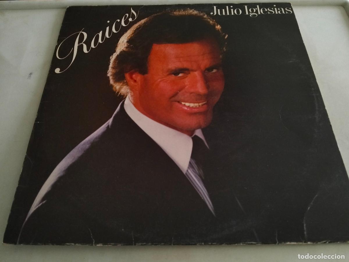 Discos de vinilo: JULIO IGLESIAS, DISCO LP RAICES, EDITADO CBS, A&Ntilde;O 1989