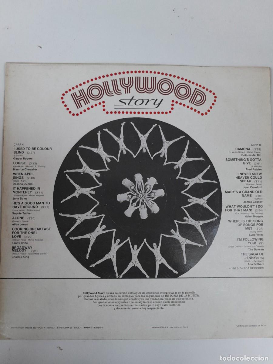 Discos de vinilo: Hollywood Story - Varios Artistas - LP Belter ref. 2-90.015. Ed. espa&ntilde;ola 1982