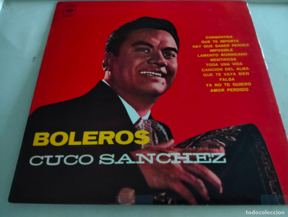 Discos de vinilo: CUCO SANCHEZ, DISCO LP BOLEROS, EDITADO CBS, A&Ntilde;O 1970