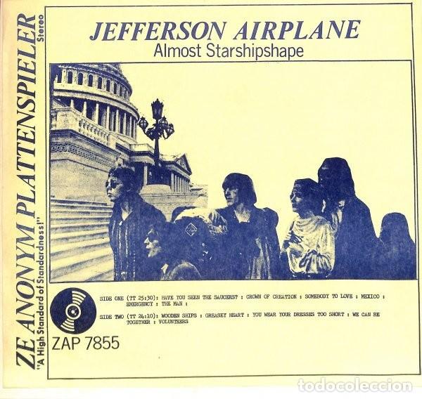 Discos de vinilo: Jefferson Airplane &rdquo;Almost Starshipshape&rdquo;, live 1970, Usa pressing, very very rare!!!