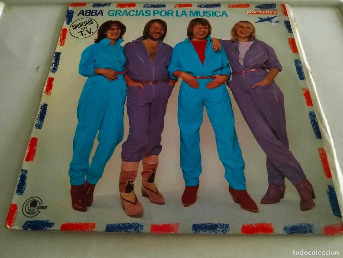 Discos de vinilo: ABBA, DISCO LP GRACIAS POR LA MUSICA, EDITADO CARNABY, A&Ntilde;O 1980