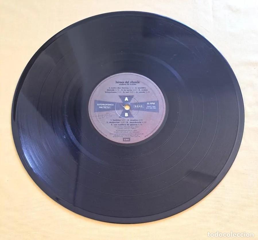 Vinyl records: HEROES DEL SILENCIO - SENDEROS DE TRAICION - EMI 1990, 068 7957521 - SOLO DISCO