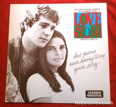 Discos de vinilo: LOVE STORY (LP. 1970) Banda Sonora Film - M&uacute;sica: Francis Lai (disco NUEVO)