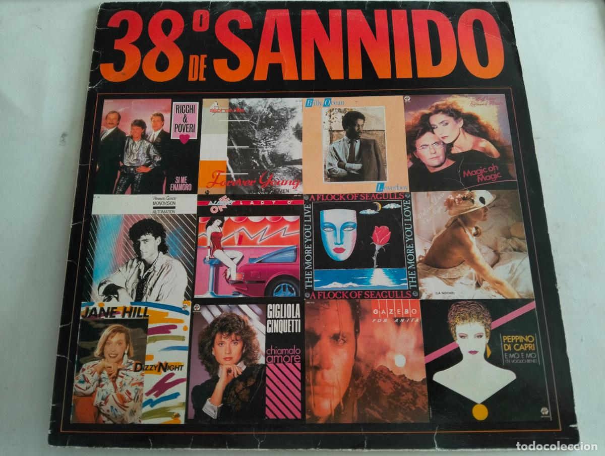 Discos de vinilo: 38&ordm; DE SANNIDO, DISCO LP , EDITADO SANNI RECORDS, A&Ntilde;O 1985
