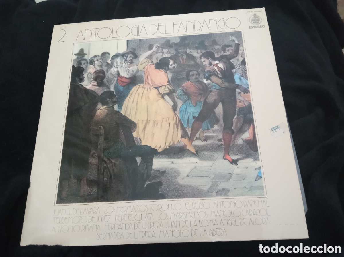 Discos de vinilo: Vinilo, Antolog&iacute;a del fandango de 1970,muy buena conservaci&oacute;n