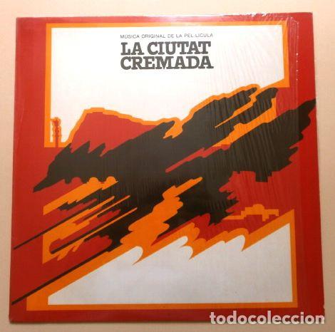 Discos de vinilo: LA CIUTAT CREMADA (LP. 1976) Banda Sonora Film - M&uacute;sica: Manuel Valls Gorina (disco NUEVO) Segadors